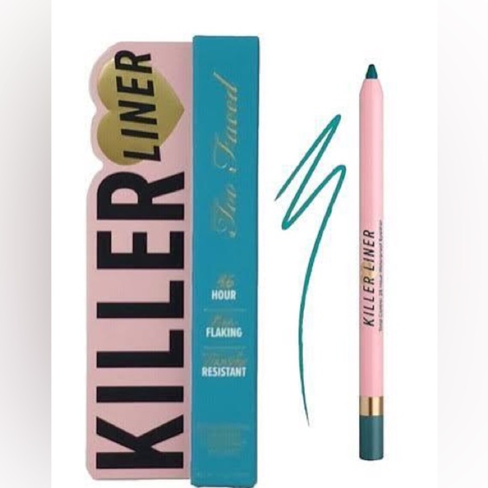 Too Faced   Killer Liner 36 Hour Waterproof Gel Eyeliner-Killer Turquoise